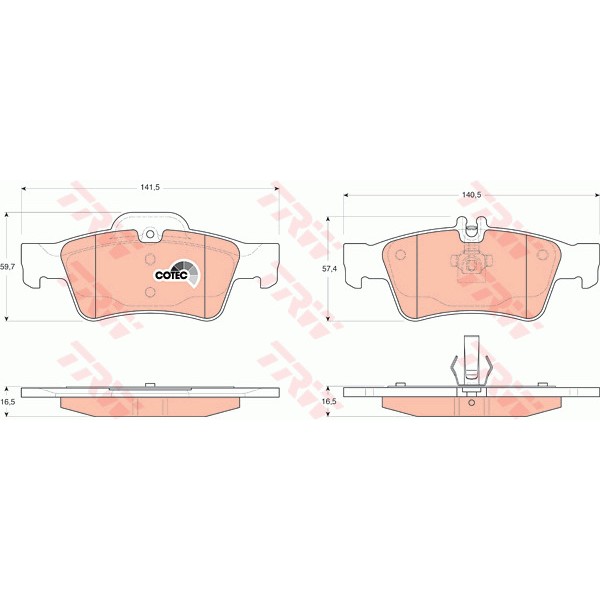 Слика на Плочки TRW COTEC GDB1546