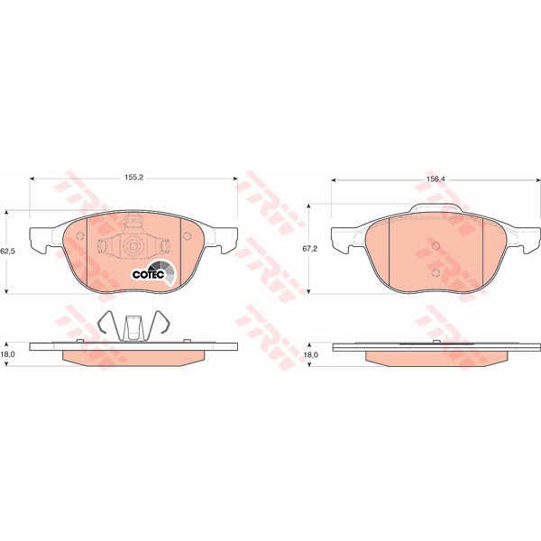 Слика на Плочки TRW COTEC GDB1583