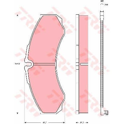 Слика на Плочки TRW COTEC GDB1609