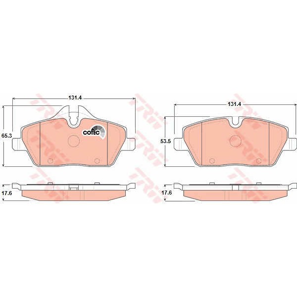 Слика на Плочки TRW COTEC GDB1611