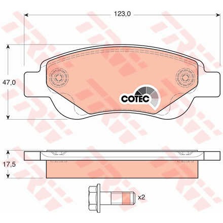 Слика на Плочки TRW COTEC GDB1633