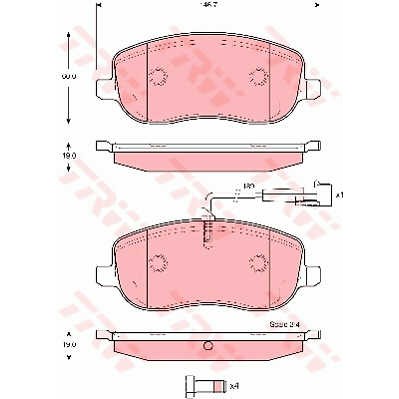 Слика на Плочки TRW COTEC GDB1636