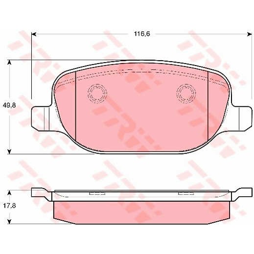 Слика на Плочки TRW COTEC GDB1649