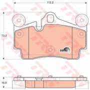 Слика 1 на плочки TRW COTEC GDB1653