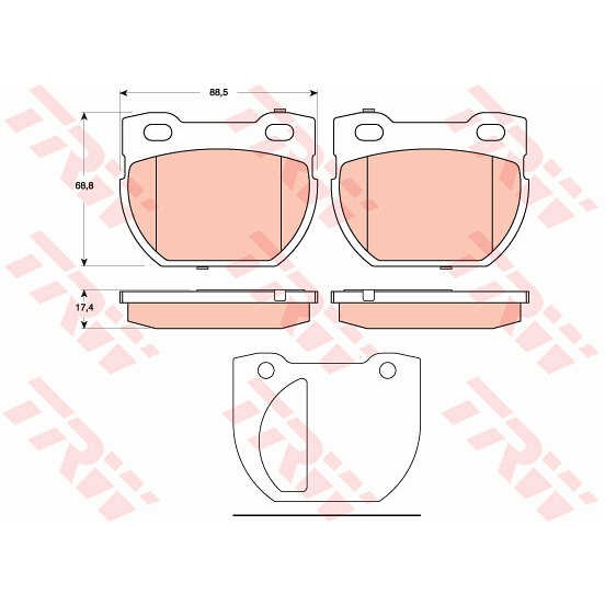 Слика на Плочки TRW COTEC GDB1666