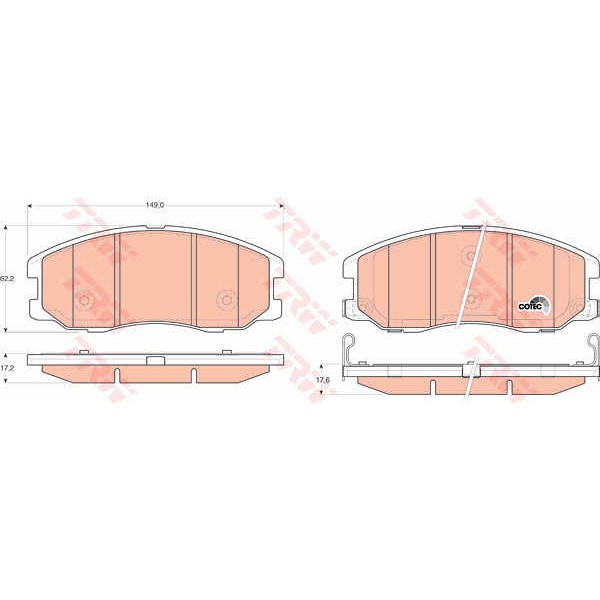 Слика на Плочки TRW COTEC GDB1715