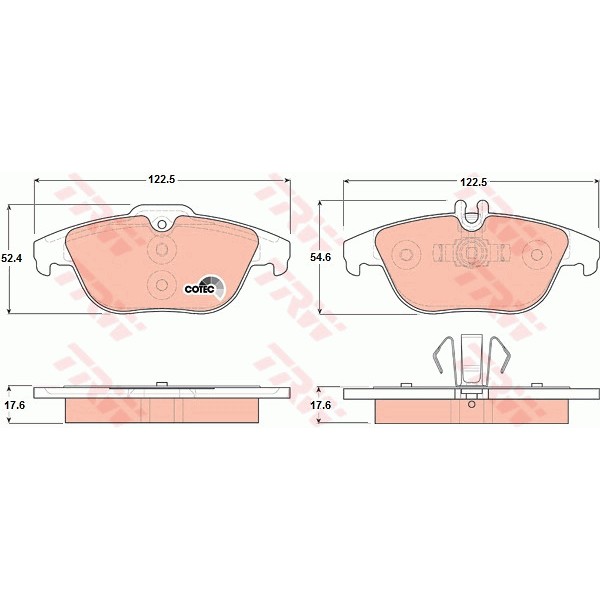 Слика на Плочки TRW COTEC GDB1738