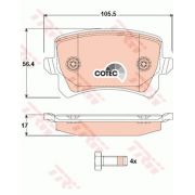 Слика 1 на плочки TRW COTEC GDB1763