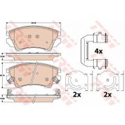 Слика 1 на плочки TRW COTEC GDB1783