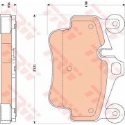 Слика 1 на плочки TRW COTEC GDB1836