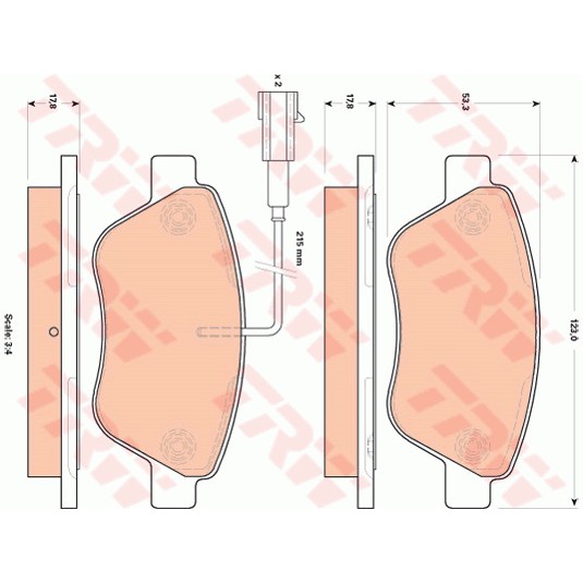 Слика на Плочки TRW COTEC GDB1842