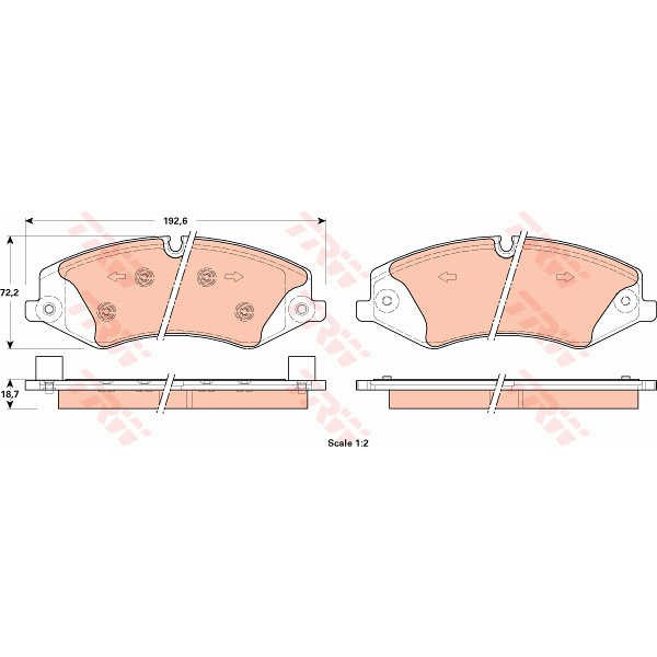 Слика на Плочки TRW COTEC GDB1898