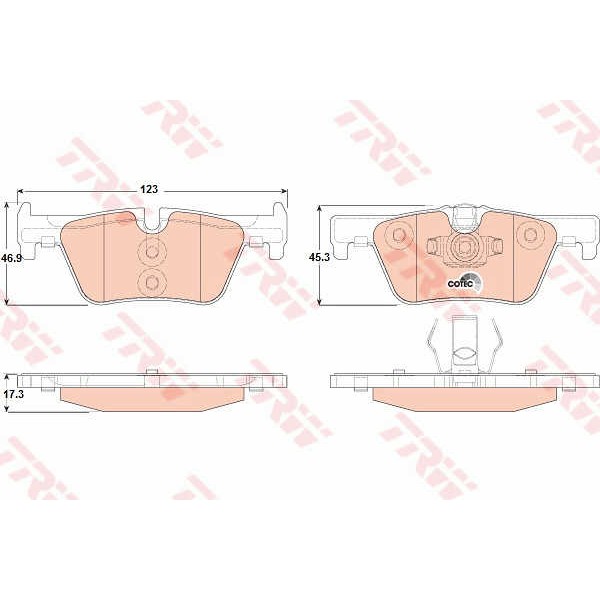 Слика на Плочки TRW COTEC GDB1919