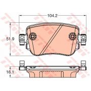 Слика 1 на плочки TRW COTEC GDB2042