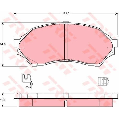 Слика на Плочки TRW COTEC GDB3193