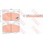 Слика 1 на плочки TRW COTEC GDB3197