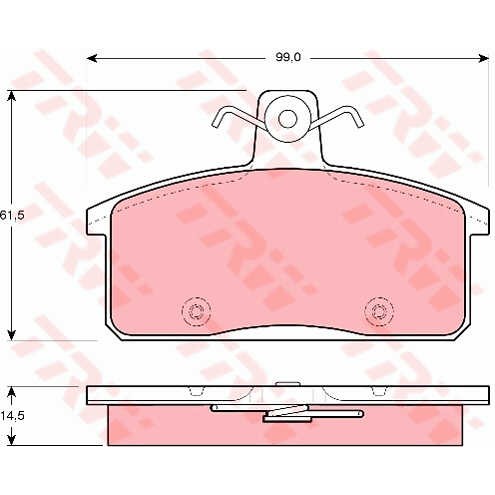 Слика на Плочки TRW COTEC GDB3202