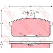 Слика 1 $на Плочки TRW COTEC GDB3202