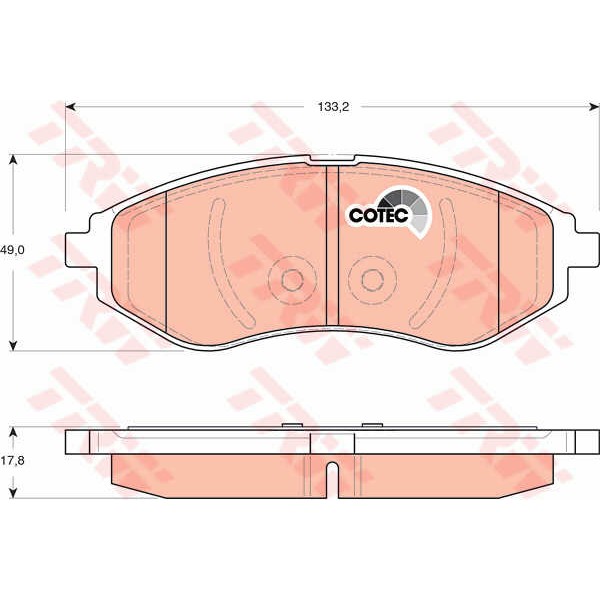 Слика на Плочки TRW COTEC GDB3330