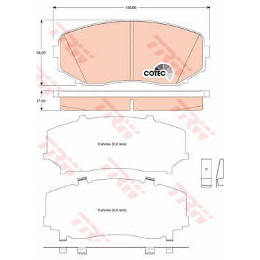 Слика на Плочки TRW COTEC GDB3471