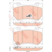 Слика 1 на плочки TRW COTEC GDB3505