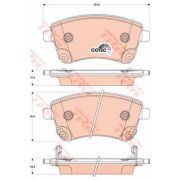 Слика 1 на плочки TRW COTEC GDB3509