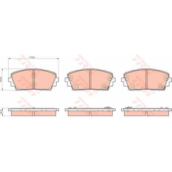 Слика на Плочки TRW COTEC GDB3535