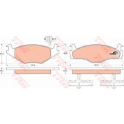 Слика 1 на плочки TRW COTEC GDB454