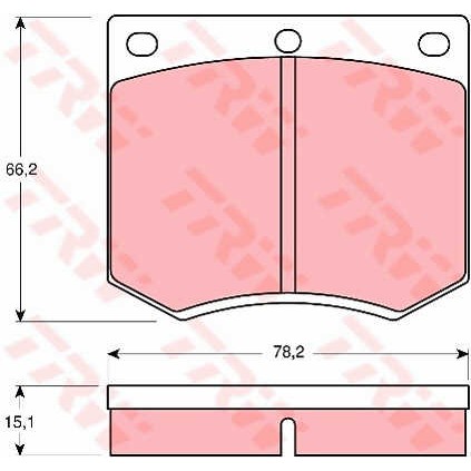 Слика на Плочки TRW COTEC GDB660