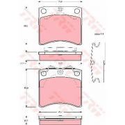 Слика 1 на плочки TRW COTEC GDB791