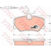 Слика 1 на плочки TRW COTEC GDB793