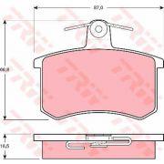 Слика 1 на плочки TRW COTEC GDB814