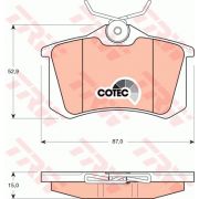 Слика 1 на плочки TRW COTEC GDB823