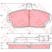 Слика 1 на плочки TRW COTEC GDB851