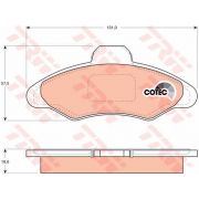 Слика 1 на плочки TRW COTEC GDB897