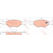 Слика 1 на плочки TRW COTEC GDB958