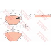 Слика 1 на плочки TRW COTEC GDB976