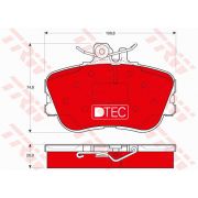 Слика 1 на плочки TRW DTEC COTEC GDB1094DTE