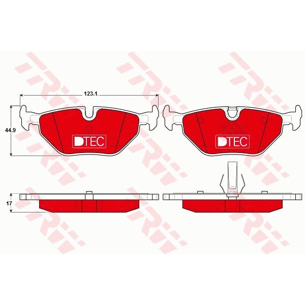 Слика на Плочки TRW DTEC COTEC GDB1344DTE