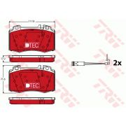 Слика 1 на плочки TRW DTEC COTEC GDB1543DTE