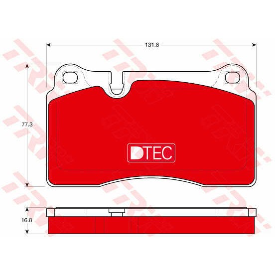 Слика на Плочки TRW DTEC COTEC GDB1670DTE