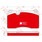 Слика 1 $на Плочки TRW DTEC COTEC GDB1670DTE