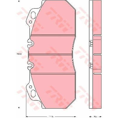 Слика на плочки TRW PROEQUIP GDB5019 за камион Renault Magnum AE 560.18 - 560 коњи дизел