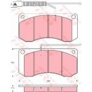 Слика 1 на плочки TRW PROEQUIP GDB5052