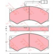 Слика 1 на плочки TRW PROEQUIP GDB5054