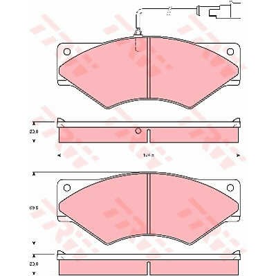 Слика на Плочки TRW PROEQUIP GDB5063