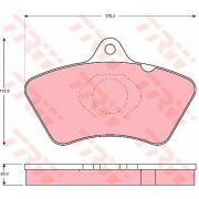 Слика 1 на плочки TRW PROEQUIP GDB5080