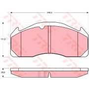 Слика 1 на плочки TRW PROEQUIP GDB5085