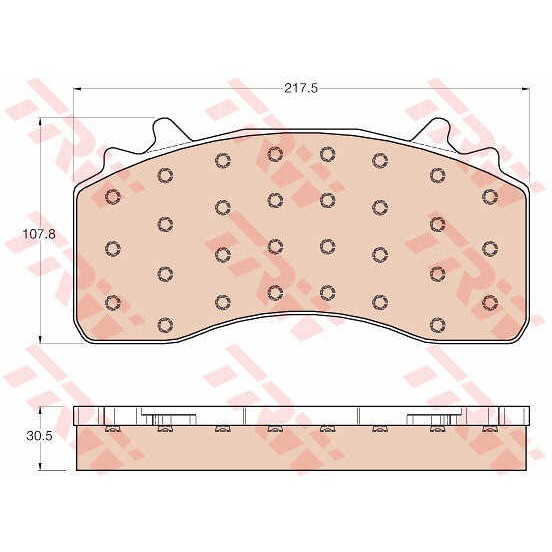 Слика на плочки TRW PROEQUIP GDB5114 за камион MAN TGS 33.540 FDC, FDLC, FDLC/M - 540 коњи дизел