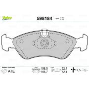 Слика 1 на плочки VALEO 598184